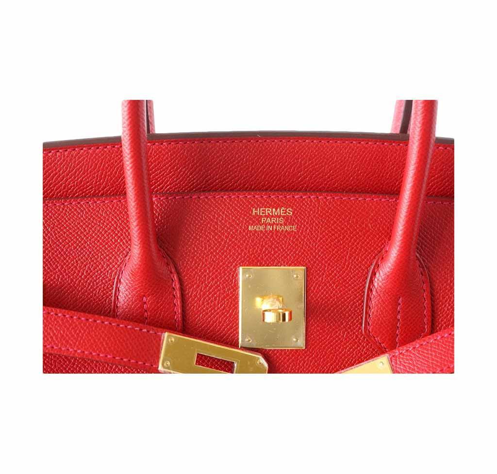Birkin 35 Rouge Casaque - Epsom Leather 