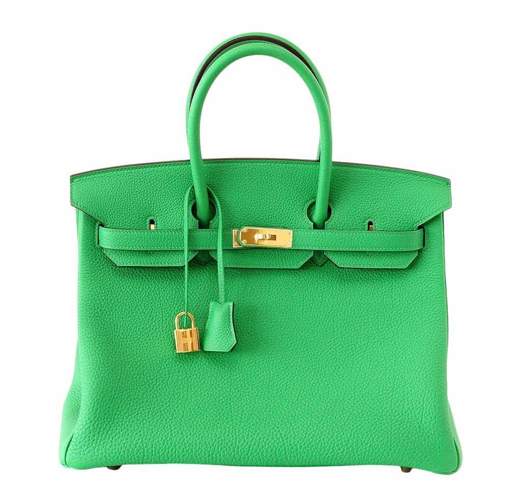 Hermès Birkin 35 Bamboo - Togo Leather GHW | Baghunter