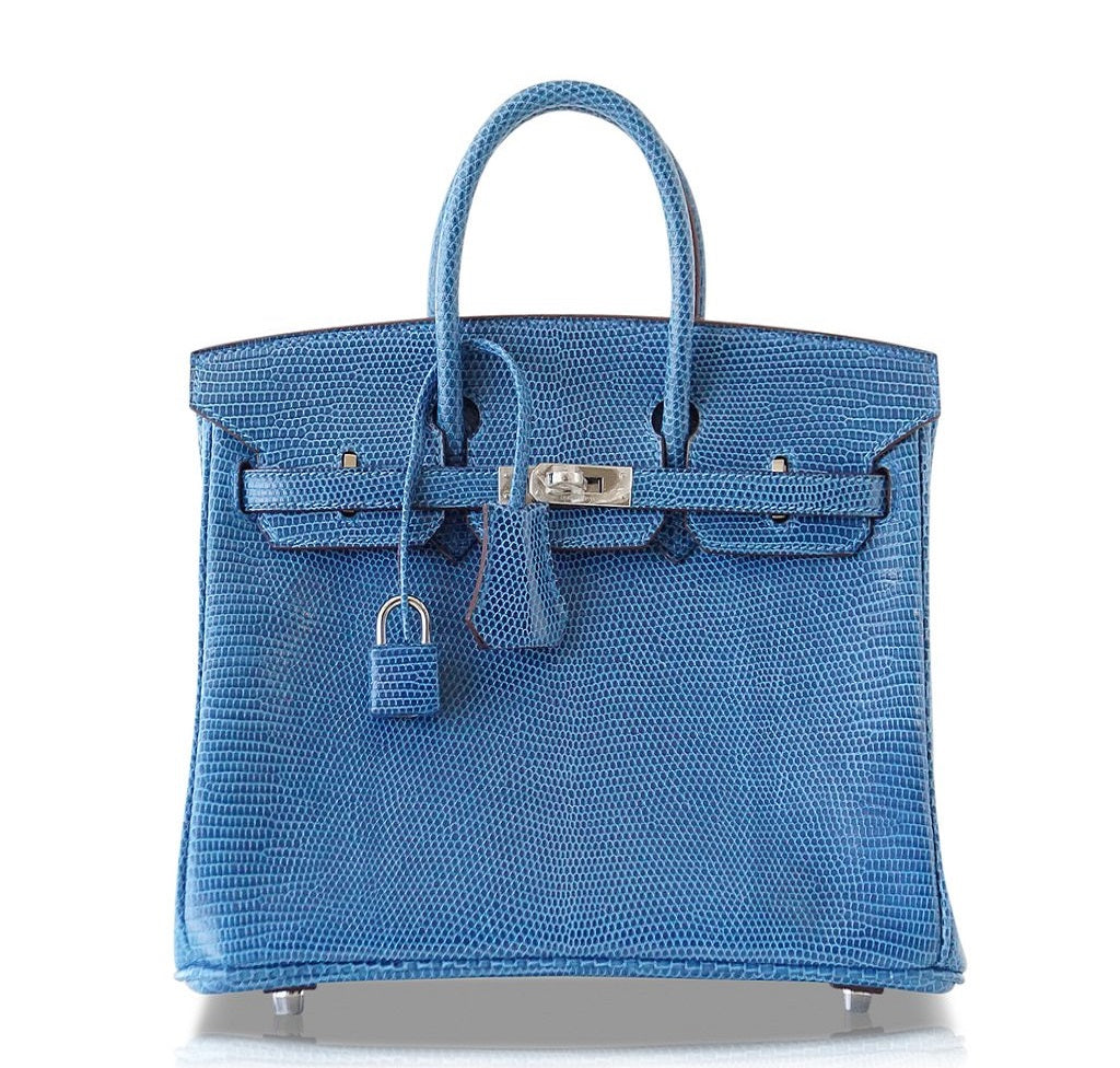 Hermès Birkin 25cm Bag Blue Mykonos 
