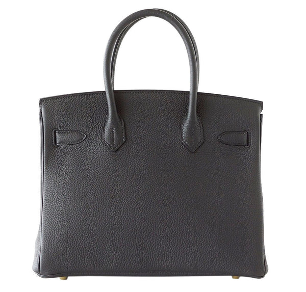 Hermès Birkin 30 Plomb Togo Leather Bag - Gold Hardware | Baghunter