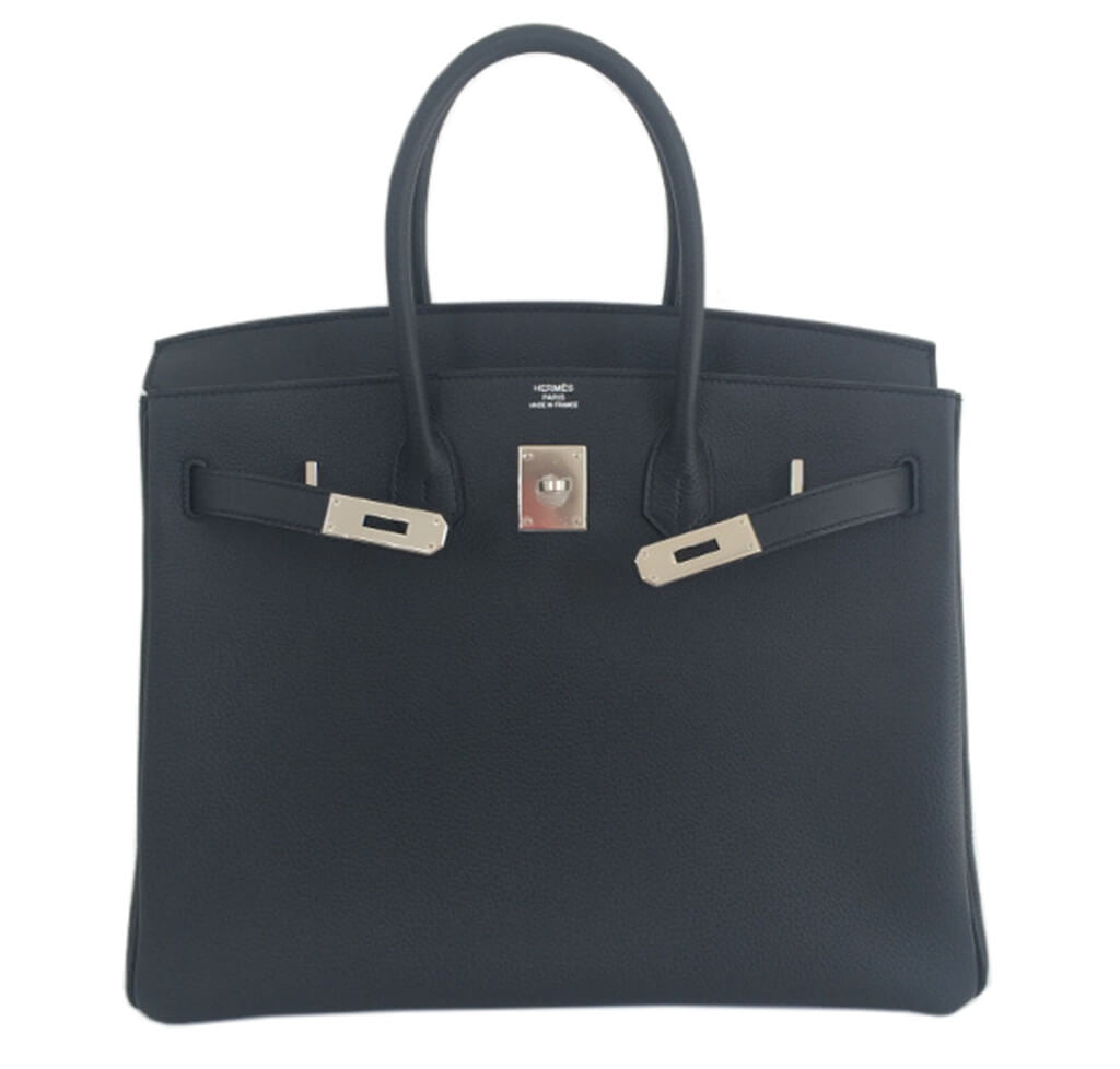 Hermès Birkin 30 Bag Plomb Togo Leather 