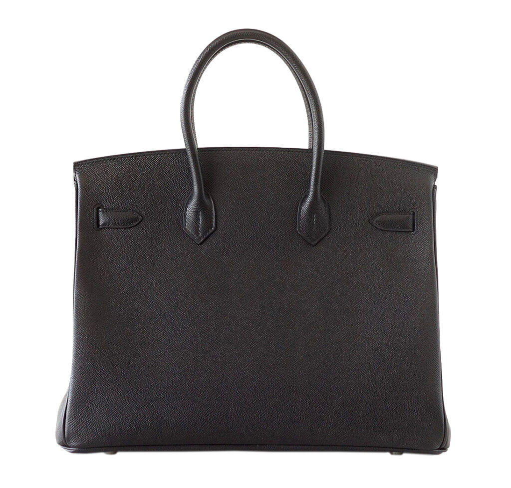 Hermès Birkin 35 Bag Black Epsom Leather - Gold Hardware | Baghunter