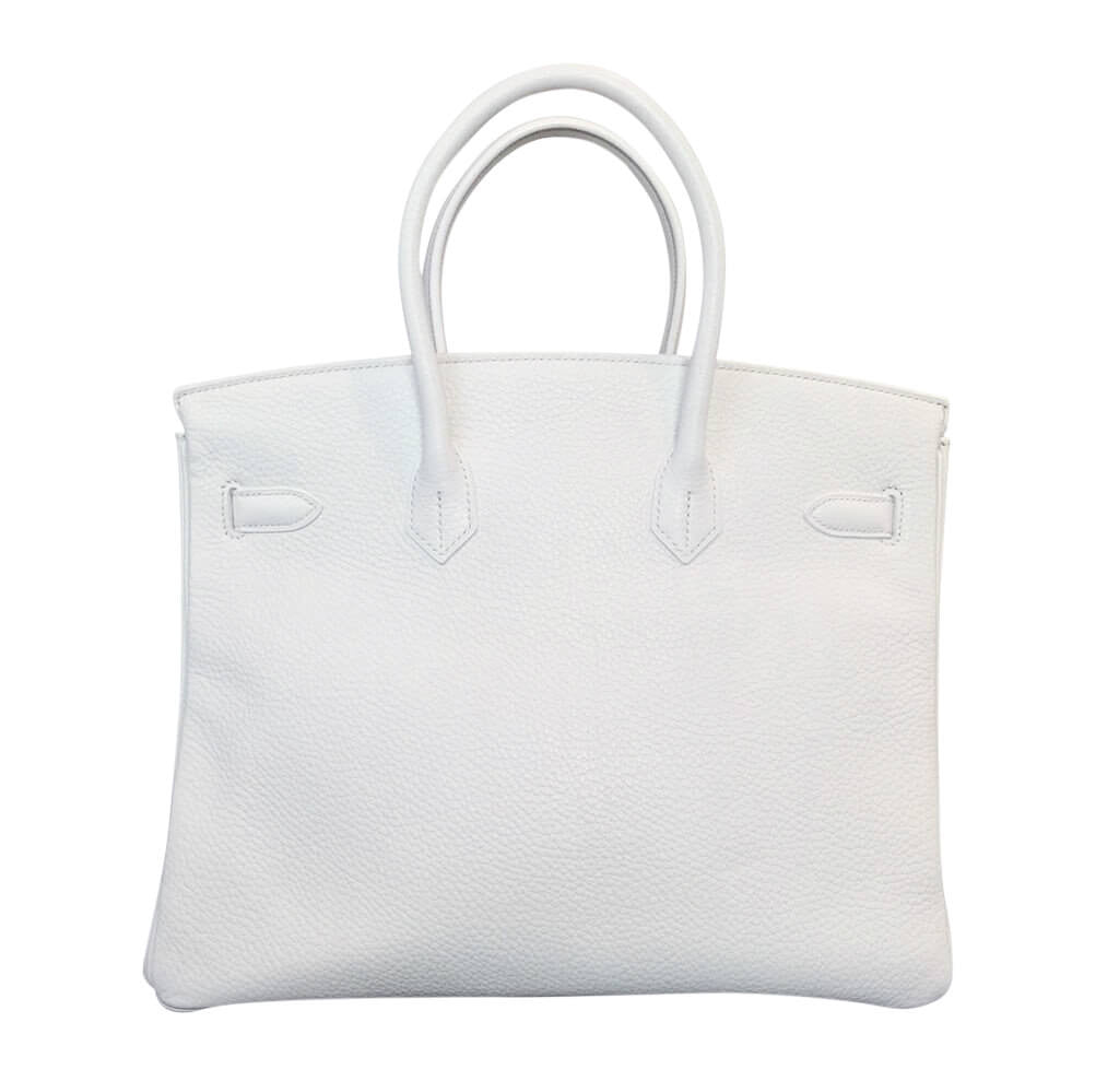 Hermès Birkin 35 Bag Blanc Taurillon Clemence Leather - GHW | Baghunter
