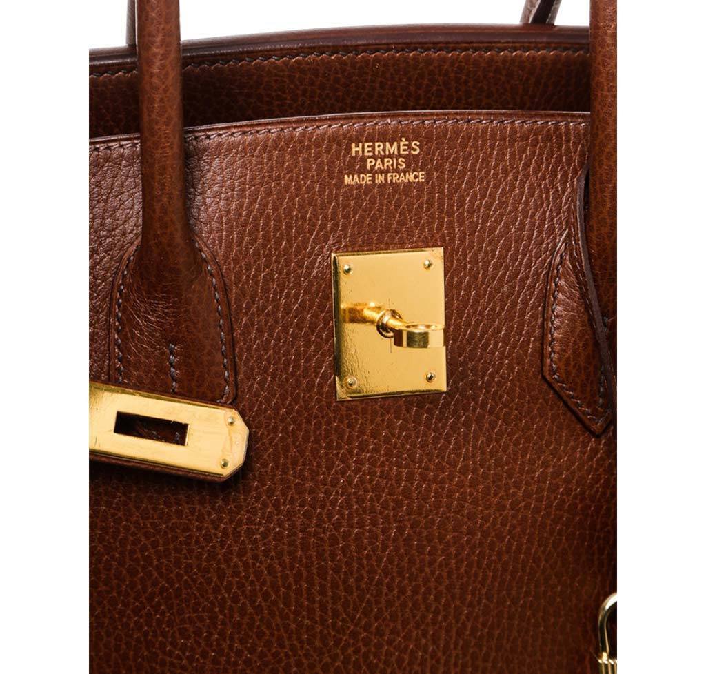 hermes birkin 35 brown