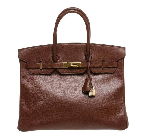 Hermès Birkin 35 Brown - Togo Leather GHW | Baghunter