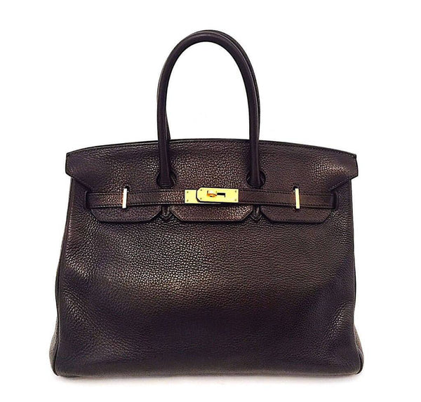 Hermès Birkin 35 Chocolate Brown - Togo Leather GHW | Baghunter