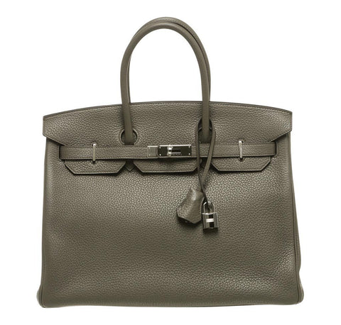 Hermès Birkin 35 Etain - Togo Leather PHW | Baghunter