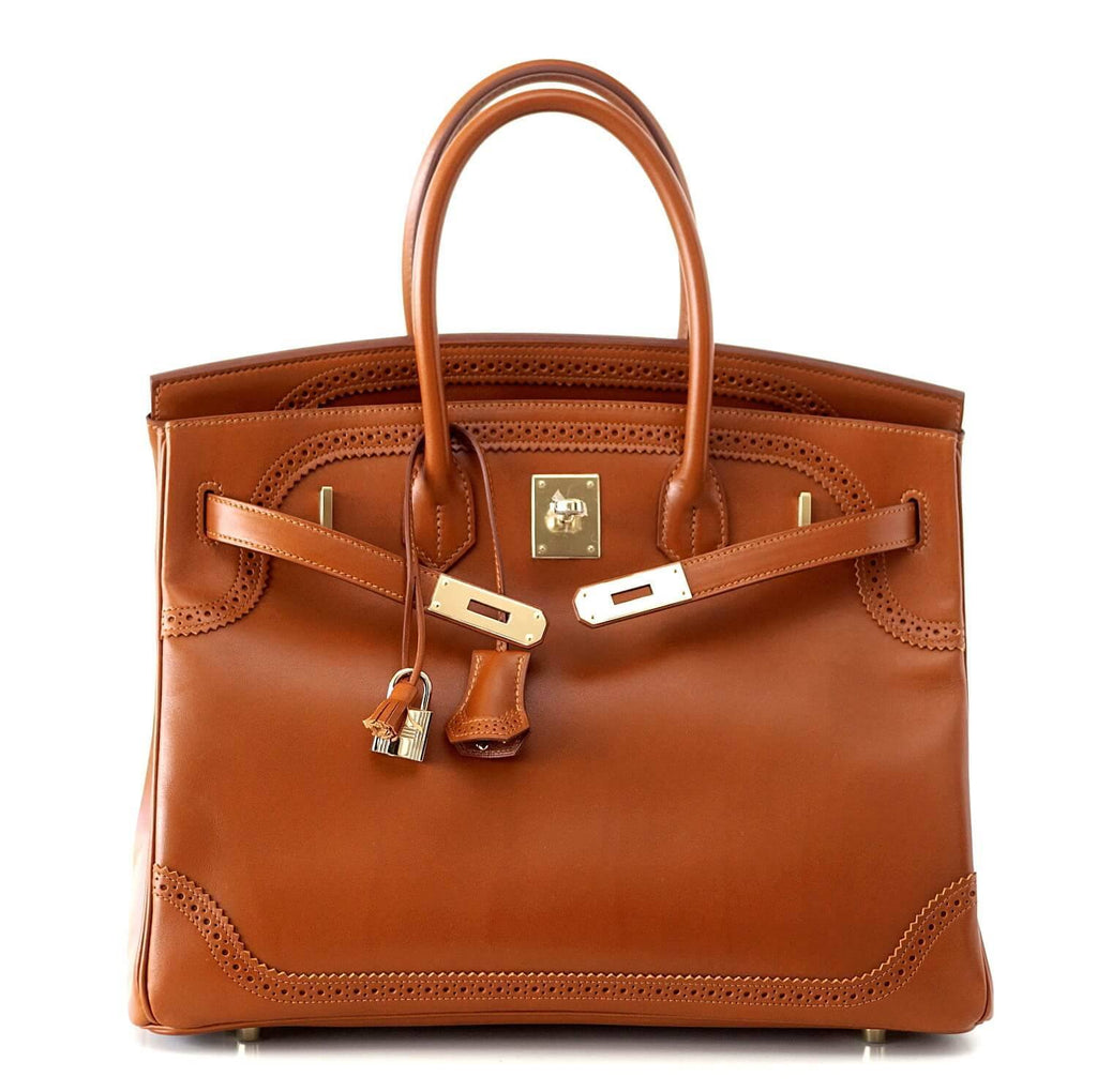 Hermès Birkin Ghillies 35 Fauve 