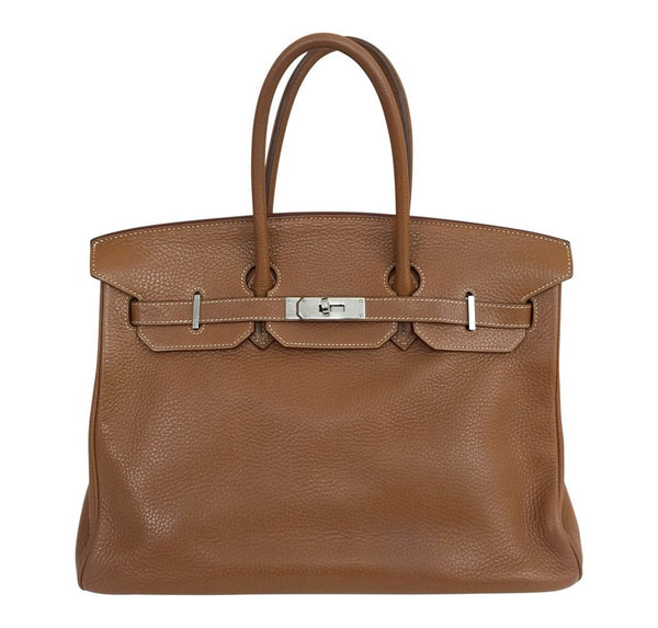 Hermès Birkin 35 Gold - Togo Leather 