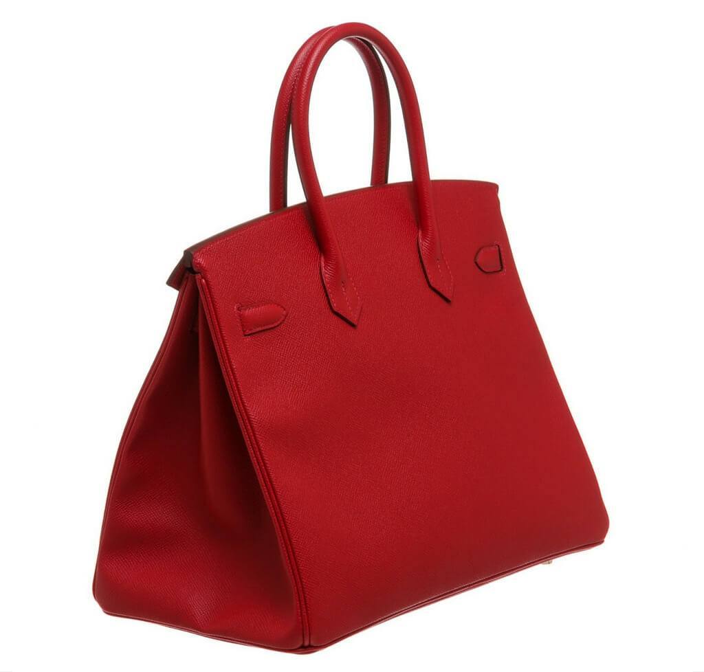 Hermès Birkin 35 Rouge Casaque - Epsom Leather GHW | Baghunter