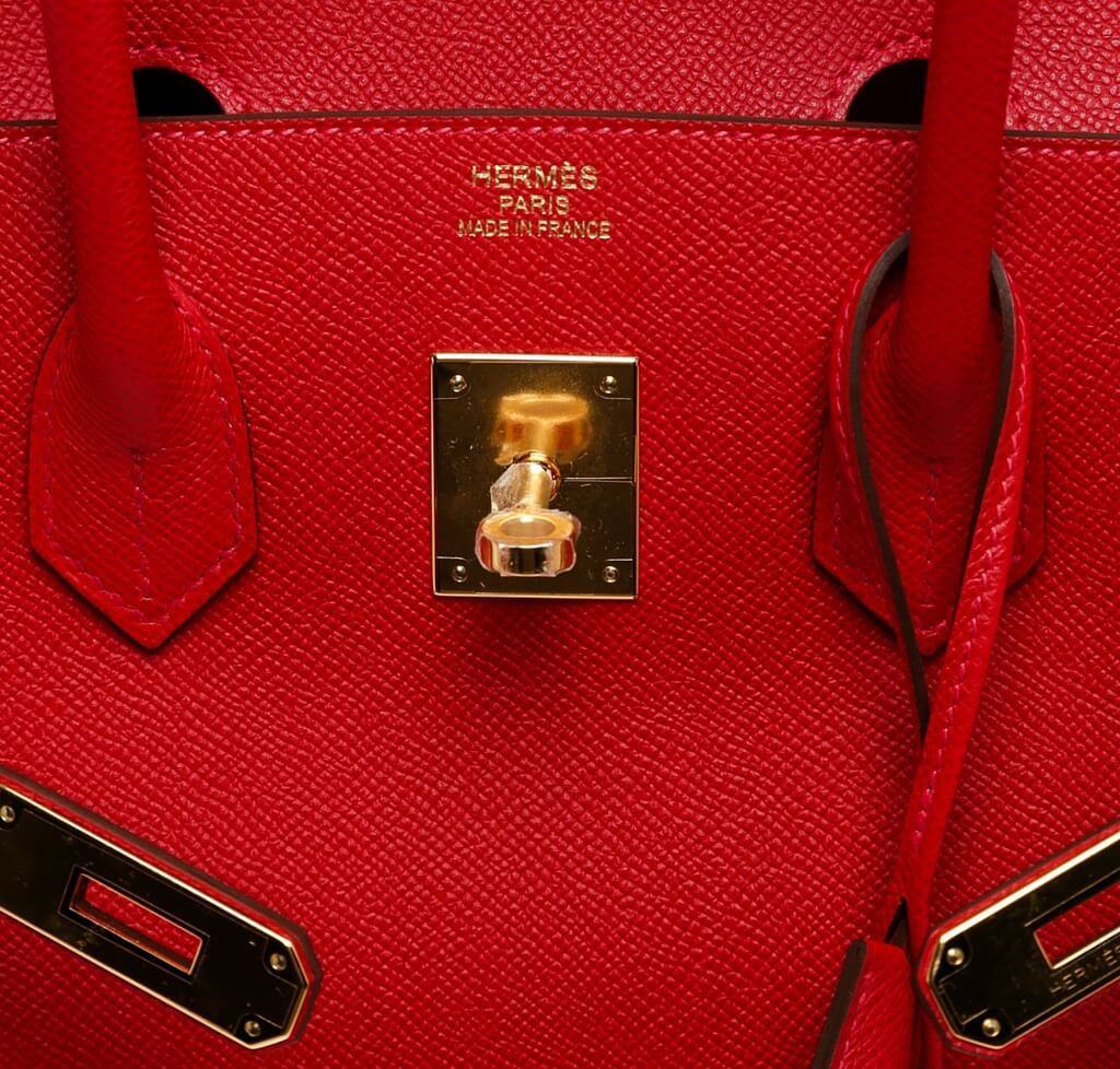 birkin 35 rouge casaque epsom bag