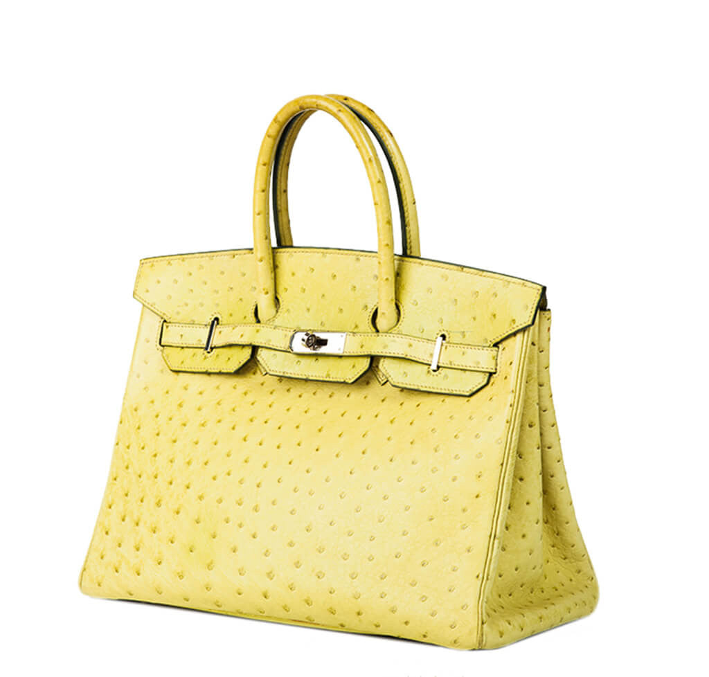 hermes birkin green ostrich