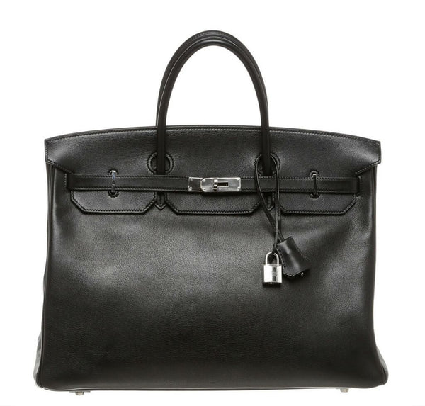 Hermès Birkin 40 Noir (black) - Swift Leather PHW | Baghunter