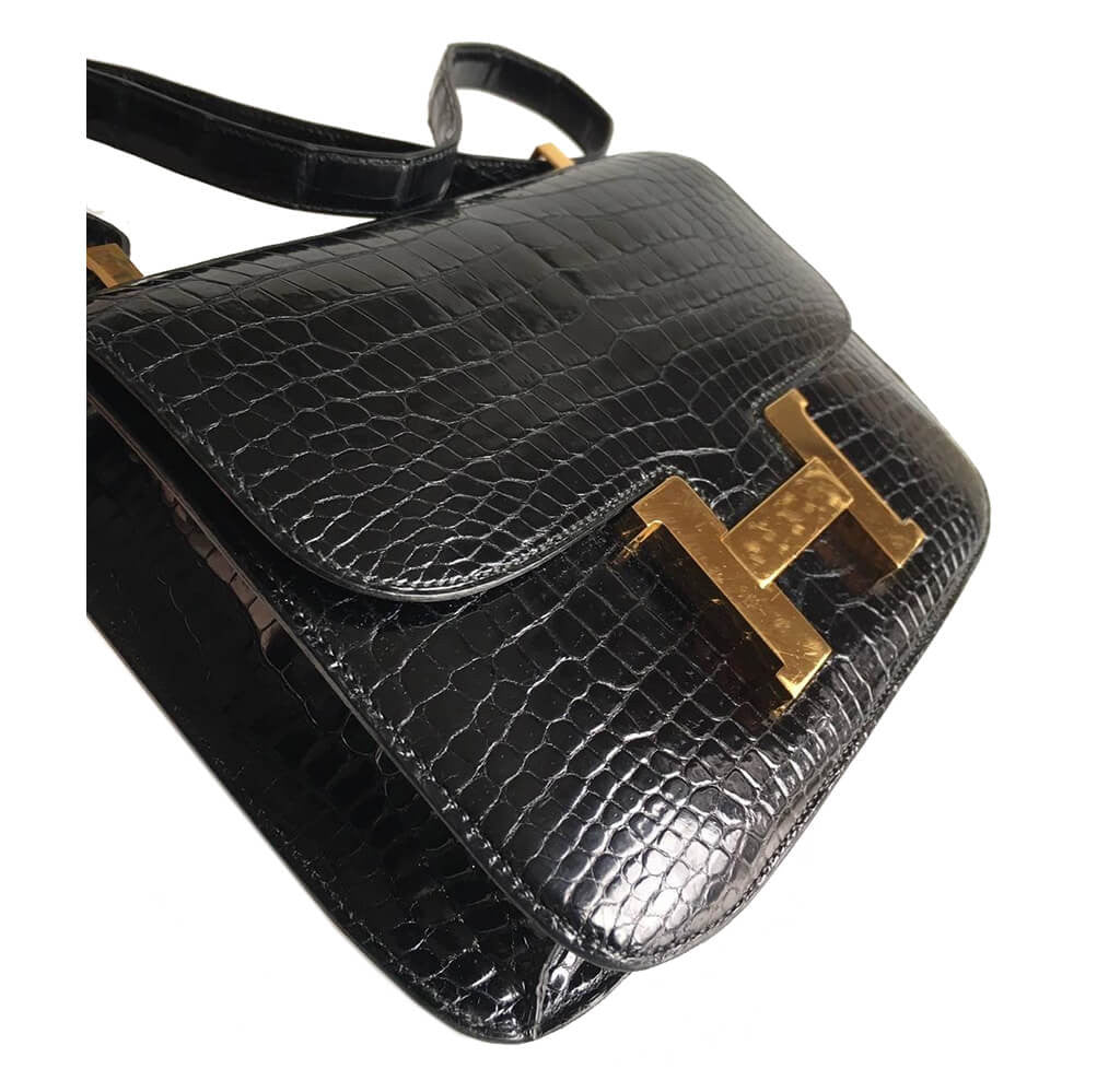 Hermès Constance 23 Vintage Bag Black 