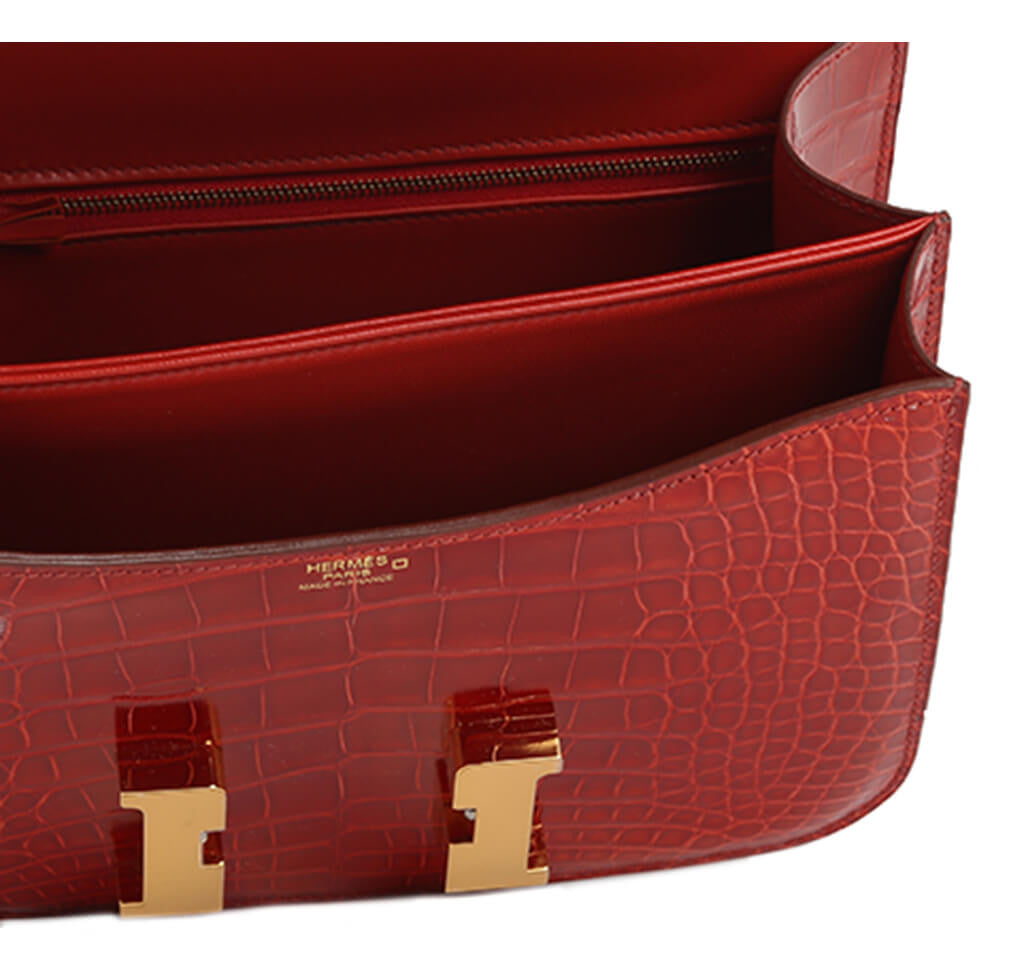 Hermès Constance 24 Bag Sanguine Alligator Baghunter