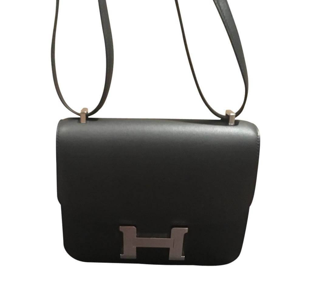 Hermès Constance Mini 18 Noir - Swift PHW | Baghunter