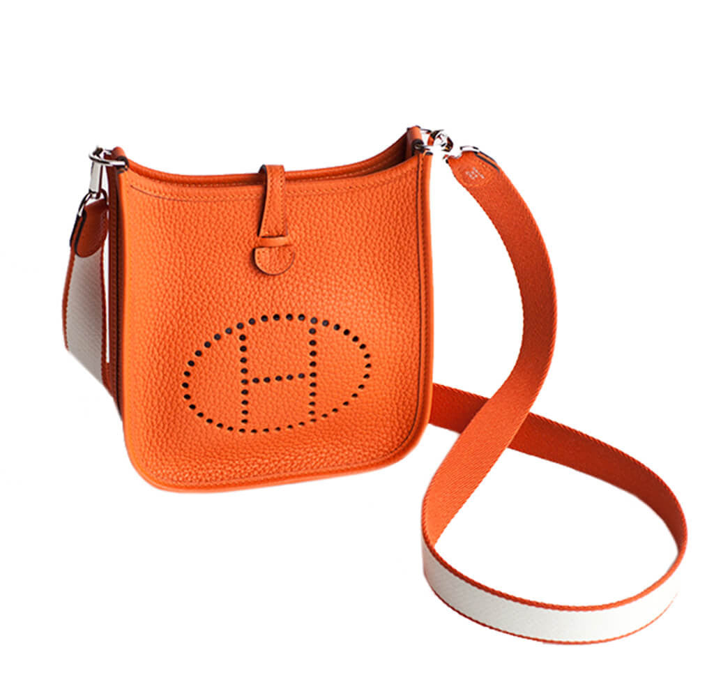 hermes evelyne bag orange