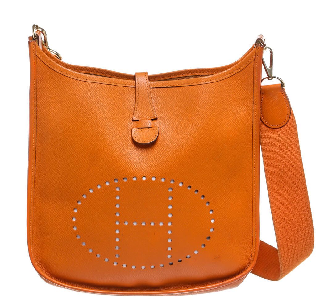 Hermès Evelyne Bag PM Orange Clemence 