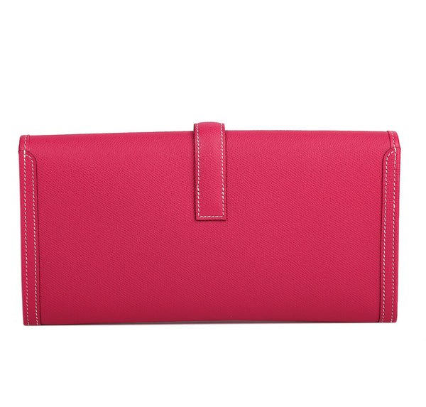 Hermès Jige Clutch 29 Bag Rose Tyrien - Epsom Leather | Baghunter