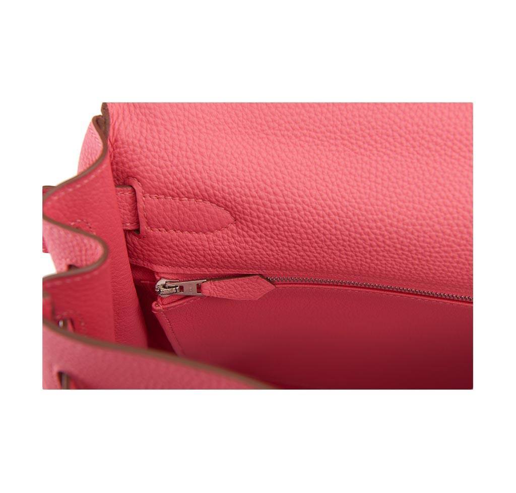 Hermès Kelly 32 Rose Lipstick Togo Bag | Baghunter