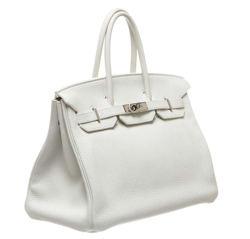 Hermès Birkin 35 Bag White Togo Leather PHW | Baghunter
