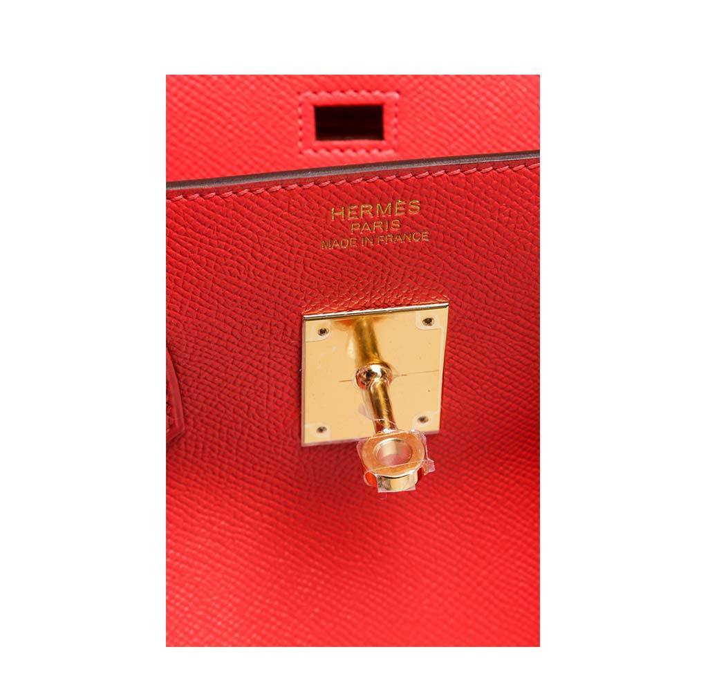 Hermès Birkin 35 Rouge Pivoine - Epsom Leather GHW | Baghunter