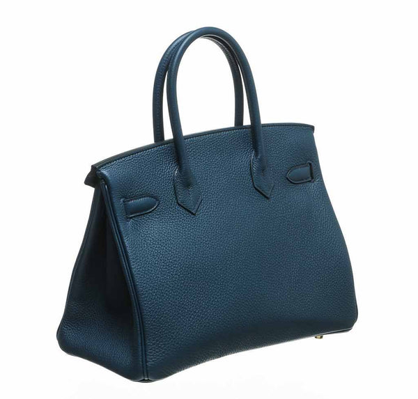 Hermès Birkin 30 Bleu Prusse - Togo Leather | Baghunter