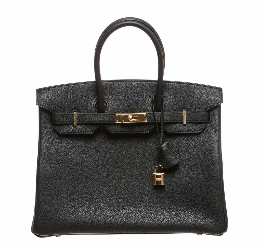Hermès Birkin 35 Noir - Togo Leather GHW | Baghunter