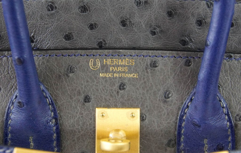 hermes birkin ostrich blue