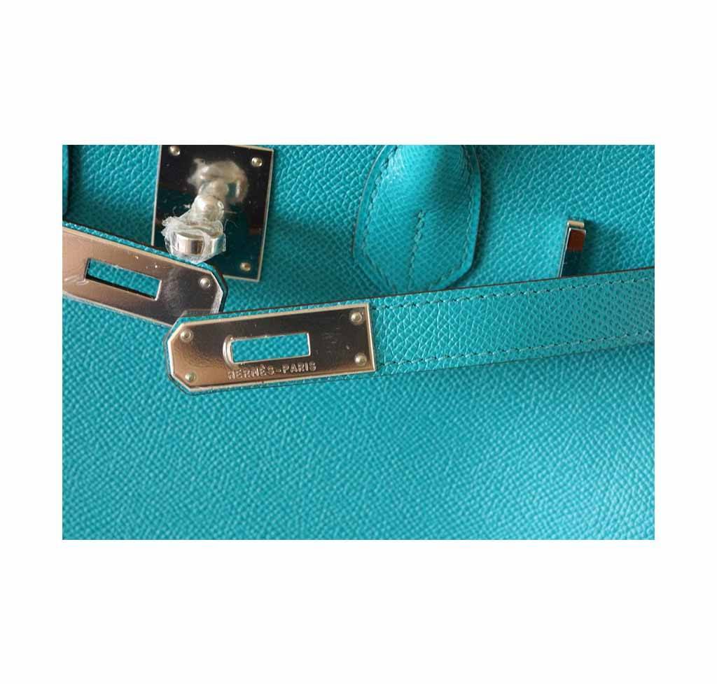 Hermès Birkin 30 Blue Paon Epsom Leather Baghunter