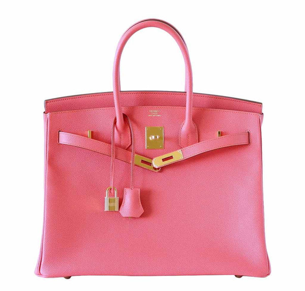 Hermès Birkin 35 Flamingo - Epsom Leather GHW | Baghunter