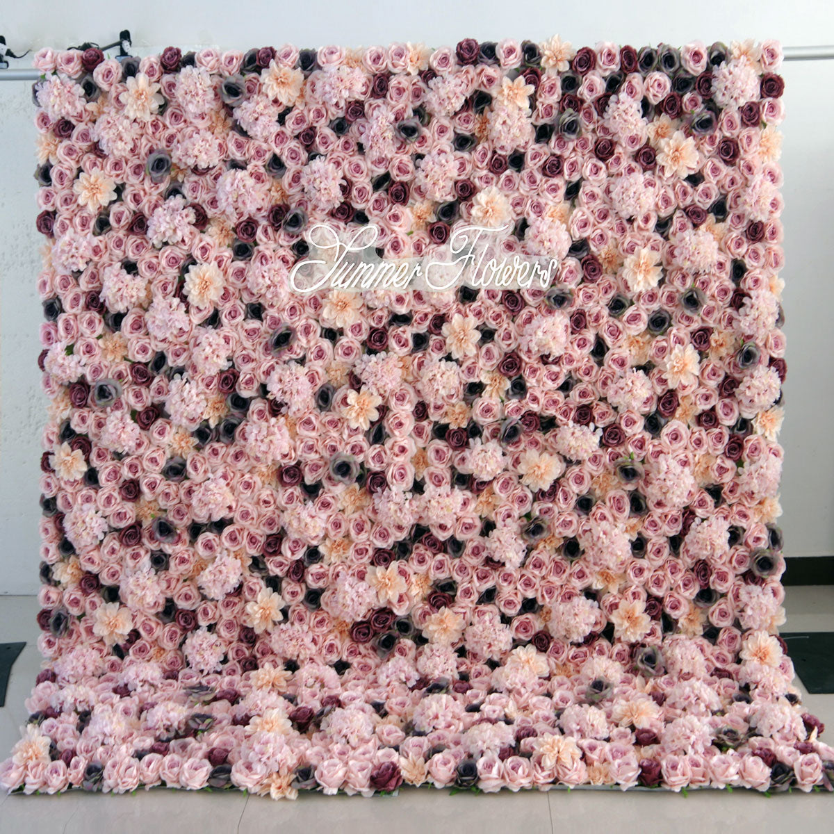 Summer Flower:CB-062 8ft*8ft Cloth Back Artificial Flower Wall Backdro –  SUMMER FLOWER