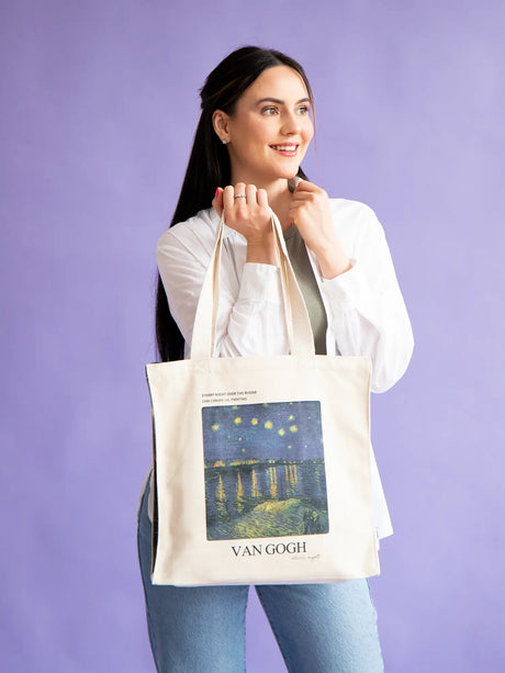 Van Gogh Almond Blossom Tote Bag Cotton Tote Bag Canvas 