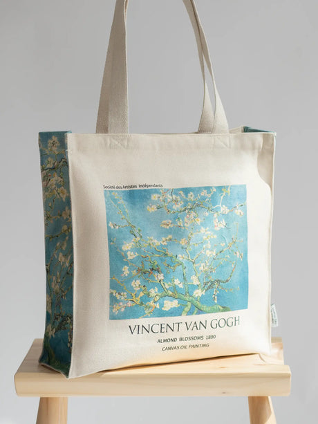 Collaboration Art Tote Bag Featuring Art by Pamela Annabelle and