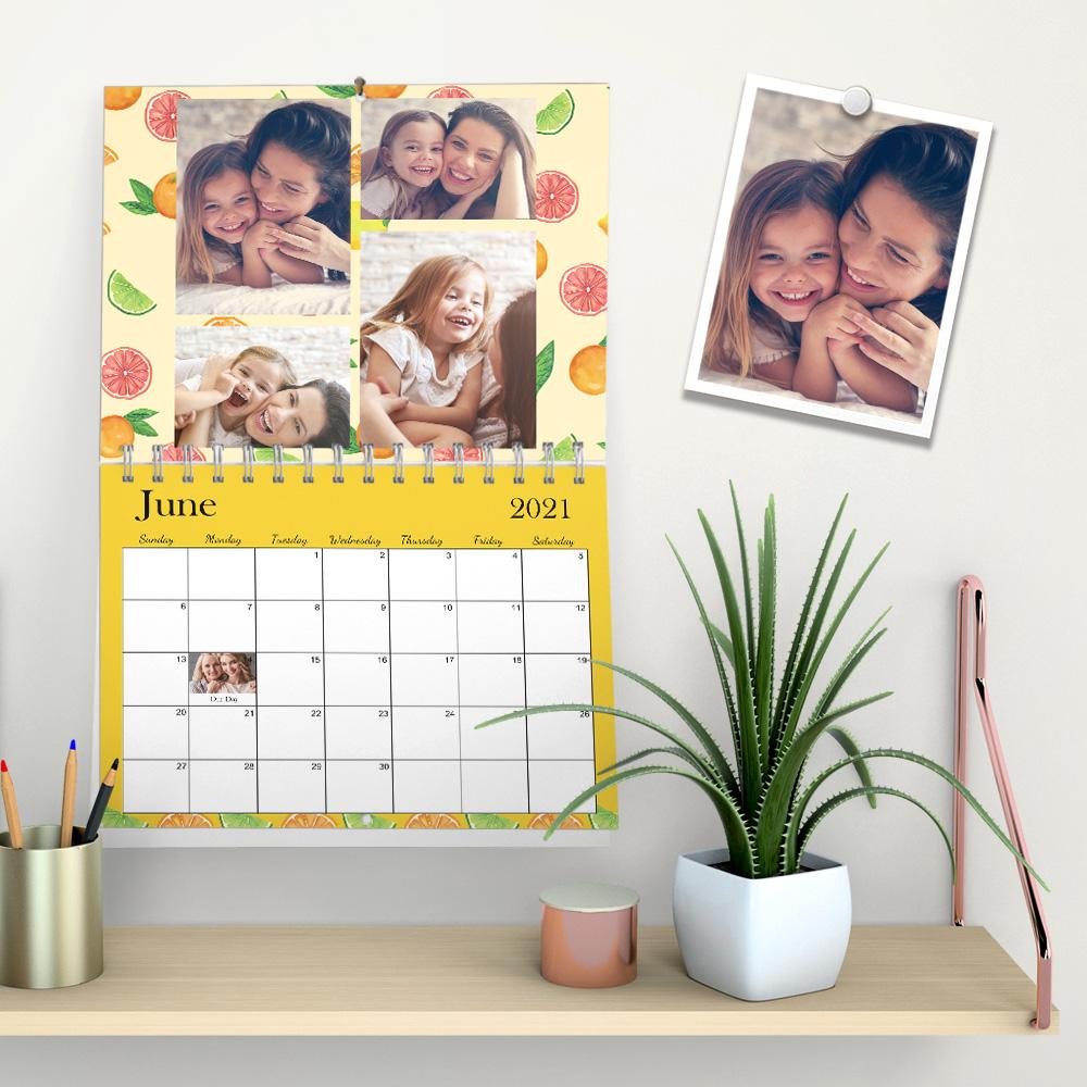 カスタム写真カレンダー壁掛けおしゃれ22年カレンダー母の日のギフト Giftlab