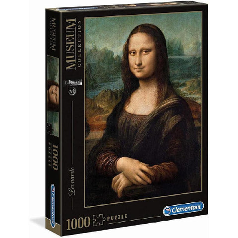  Rompecabezas de arte de Da Vinci, La Mona Lisa 1000 Piezas marca Clementoni   