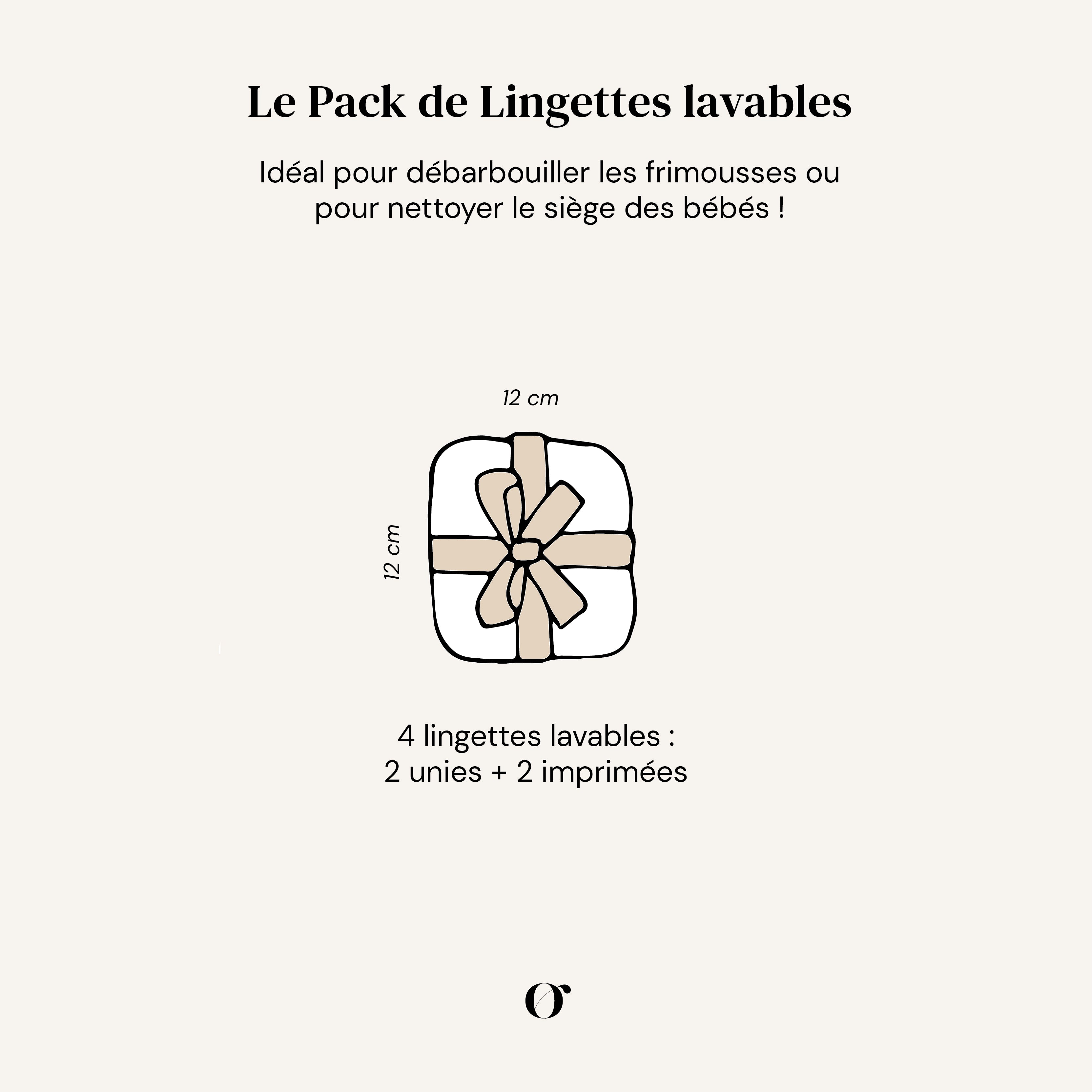 Pack lingettes Fougère Blanc Craie (Orso Paris) - Image 6