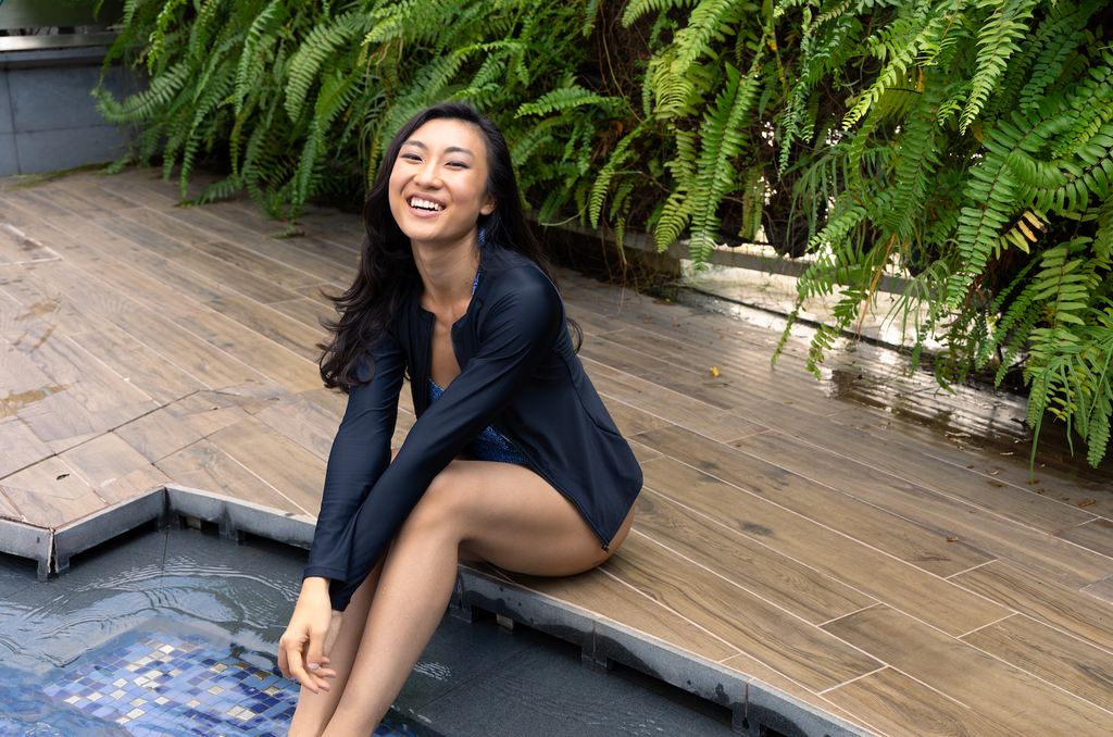 Black swimsuit