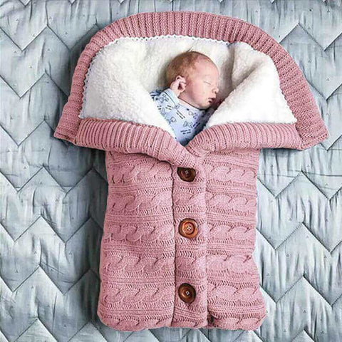 Baby sleeping bag in pink