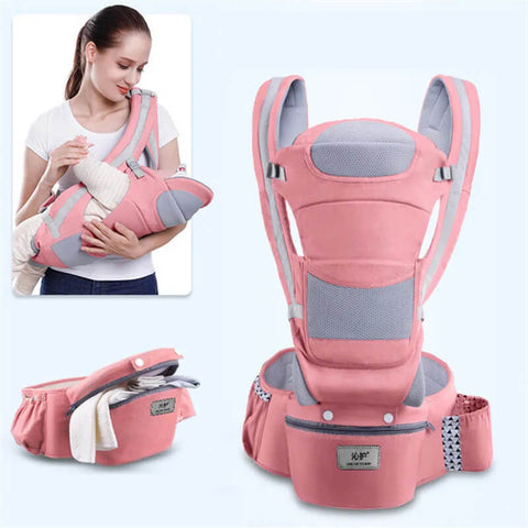 Baby carrier in pink