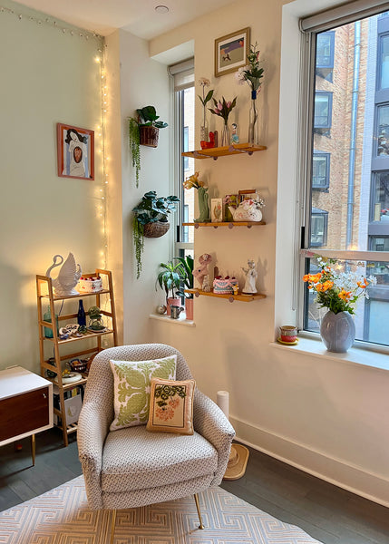 Kelley Heyer's NYC apartment, photo by Kelley Heyer