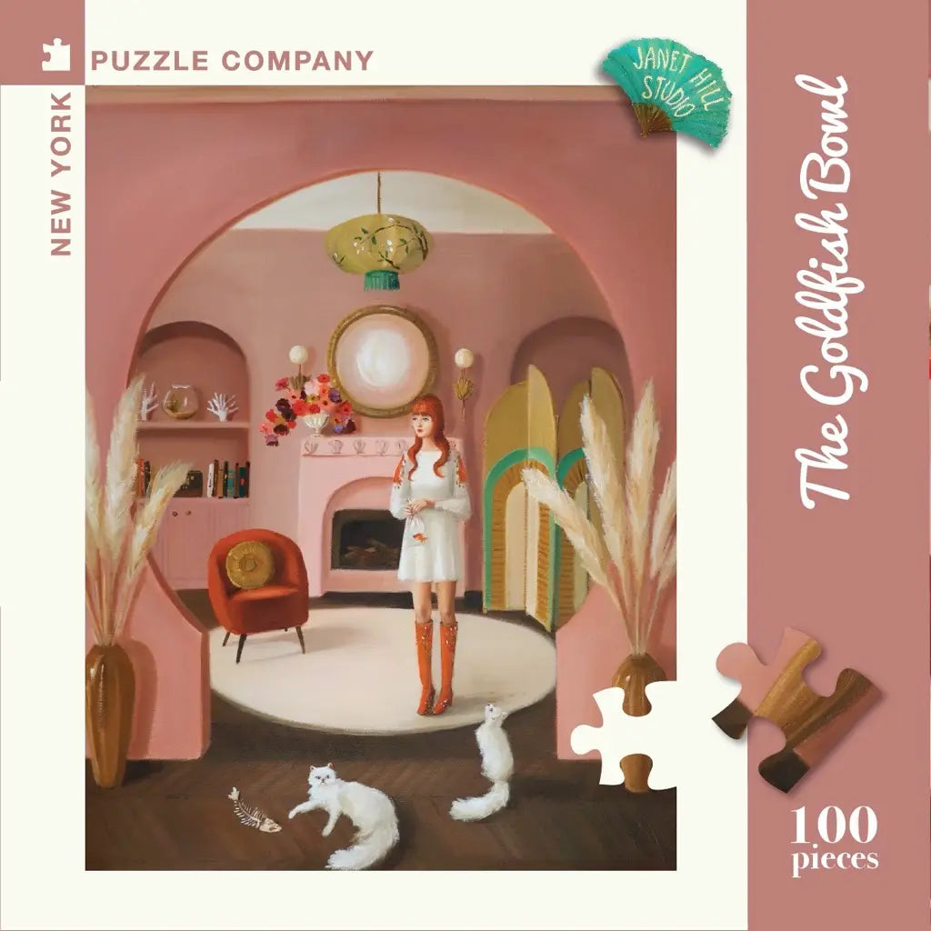 The Goldfish Bowl Janet Hill 100 Piece Jigsaw Puzzle