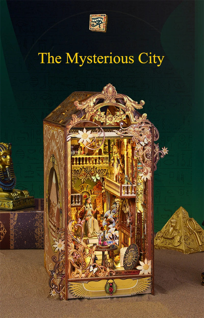 Mysterious Egypt City DIY Book Nook Kit