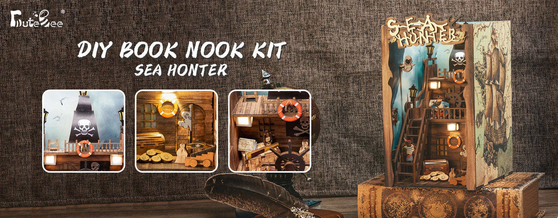 Cutebee Sea Hunter YS04 DIY Book Nook Kit