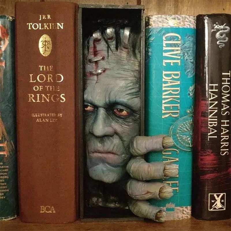 Frankenstein Resin Sculpture Bookshelf Insert