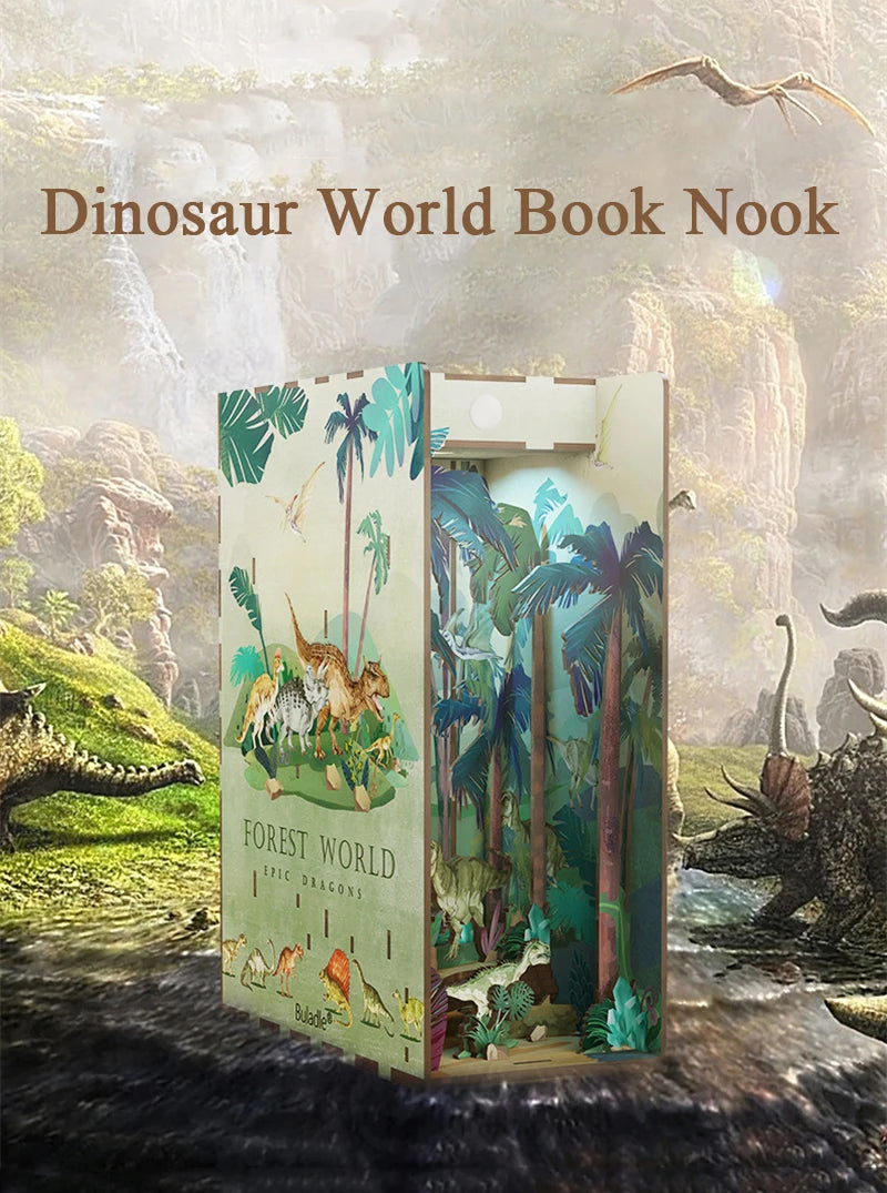 Dinosaur World DIY Book Nook Kit