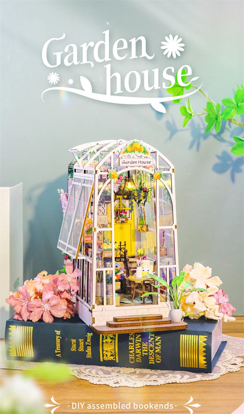 Garden House DIY Book Nook Kit
