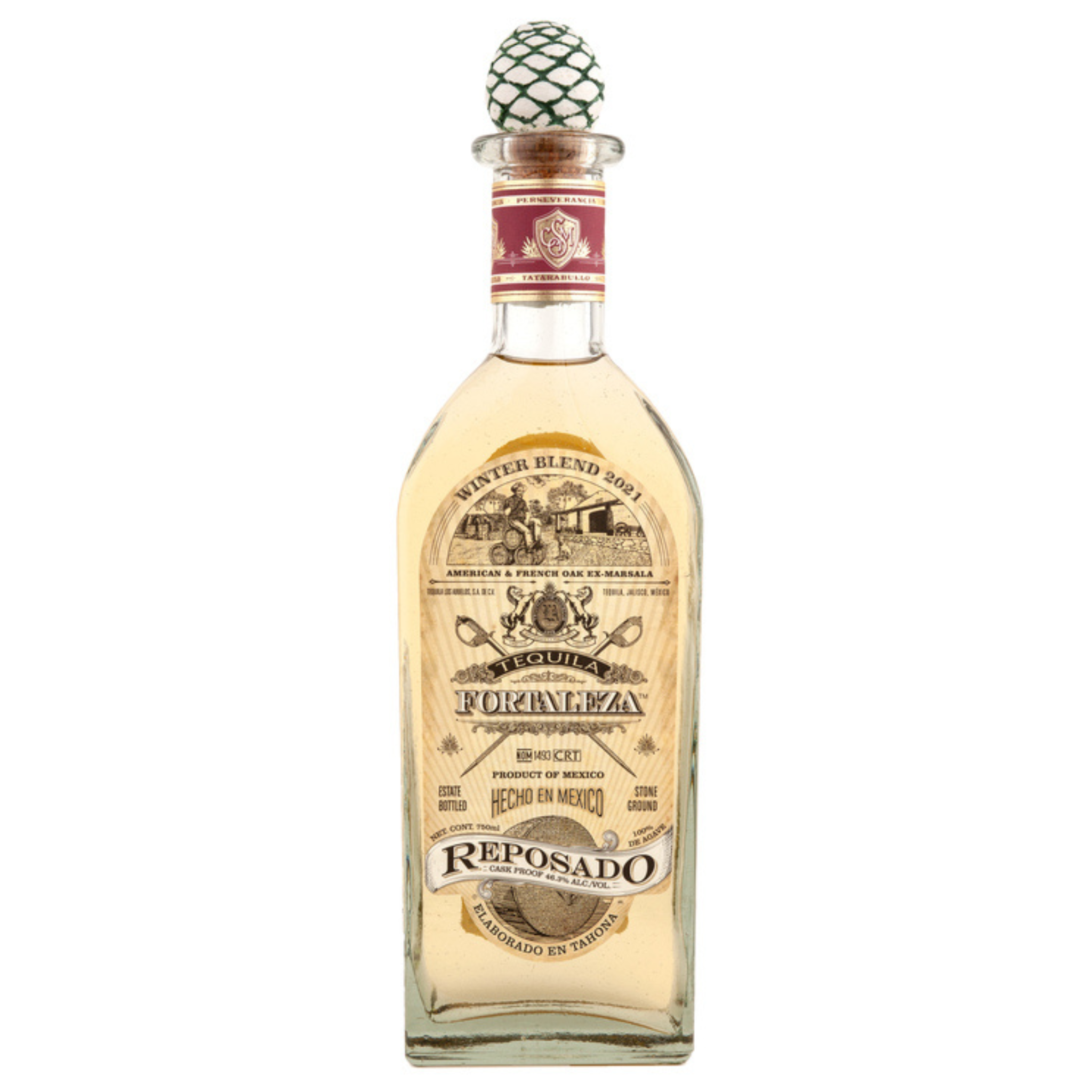 Tequila Fortaleza Winter Blend Barrel Strength Reposado 2021 Grand