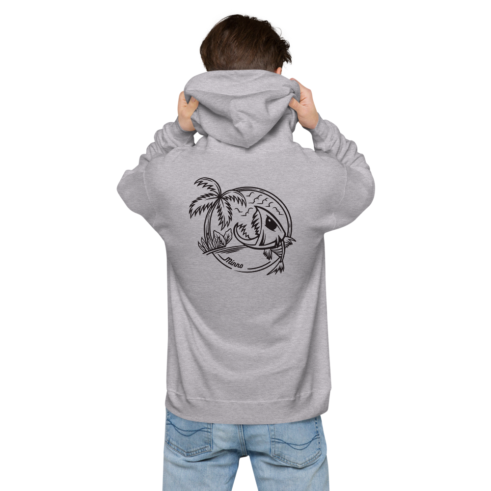 Unisex fleece hoodie - Palm