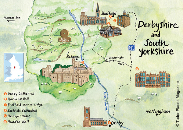 Derbyshire and Yorkshire Tudor Places Magazine